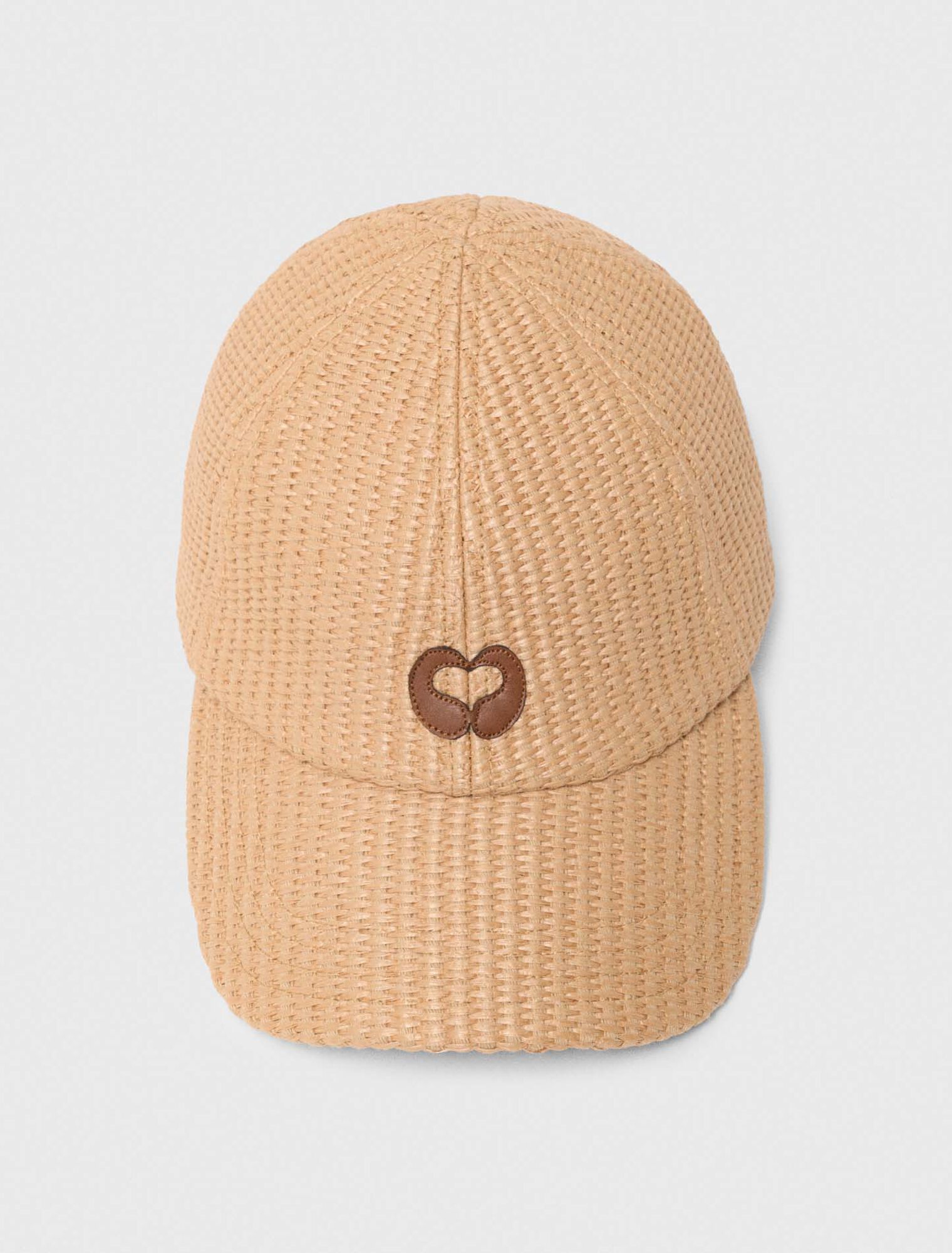 Cappello effetto materiale naturale