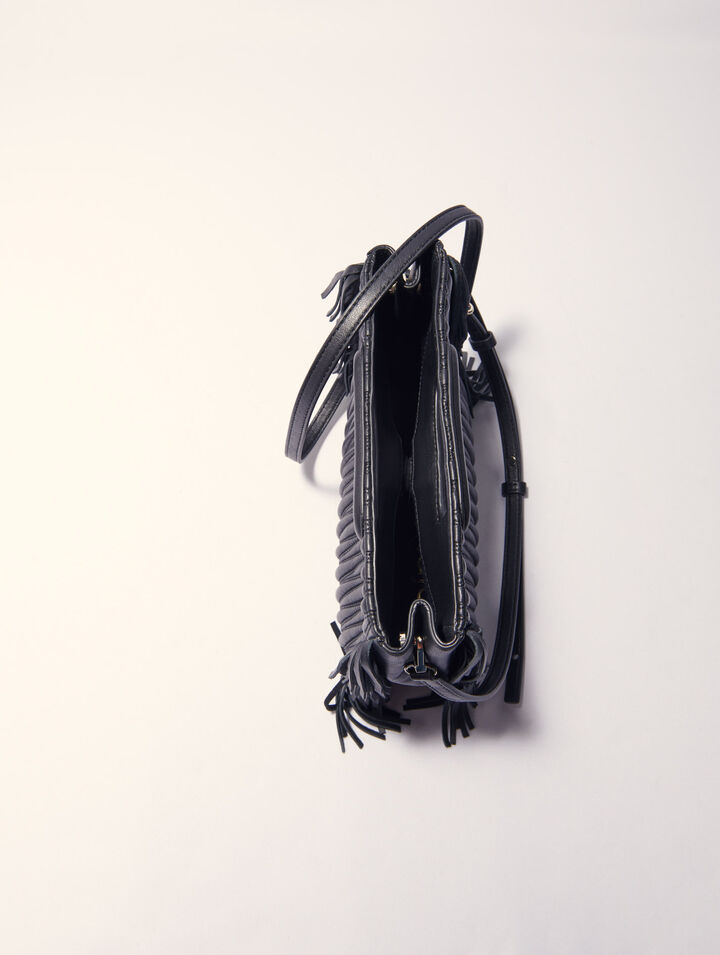 Borsa M pelle in pelle trapuntata
