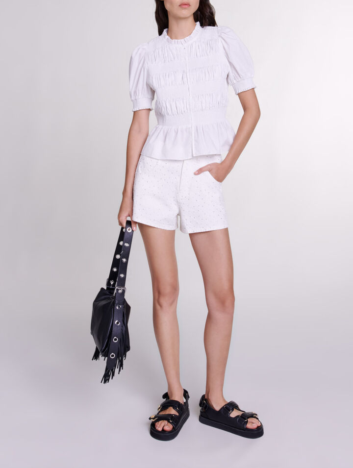 Camicia a punto smock