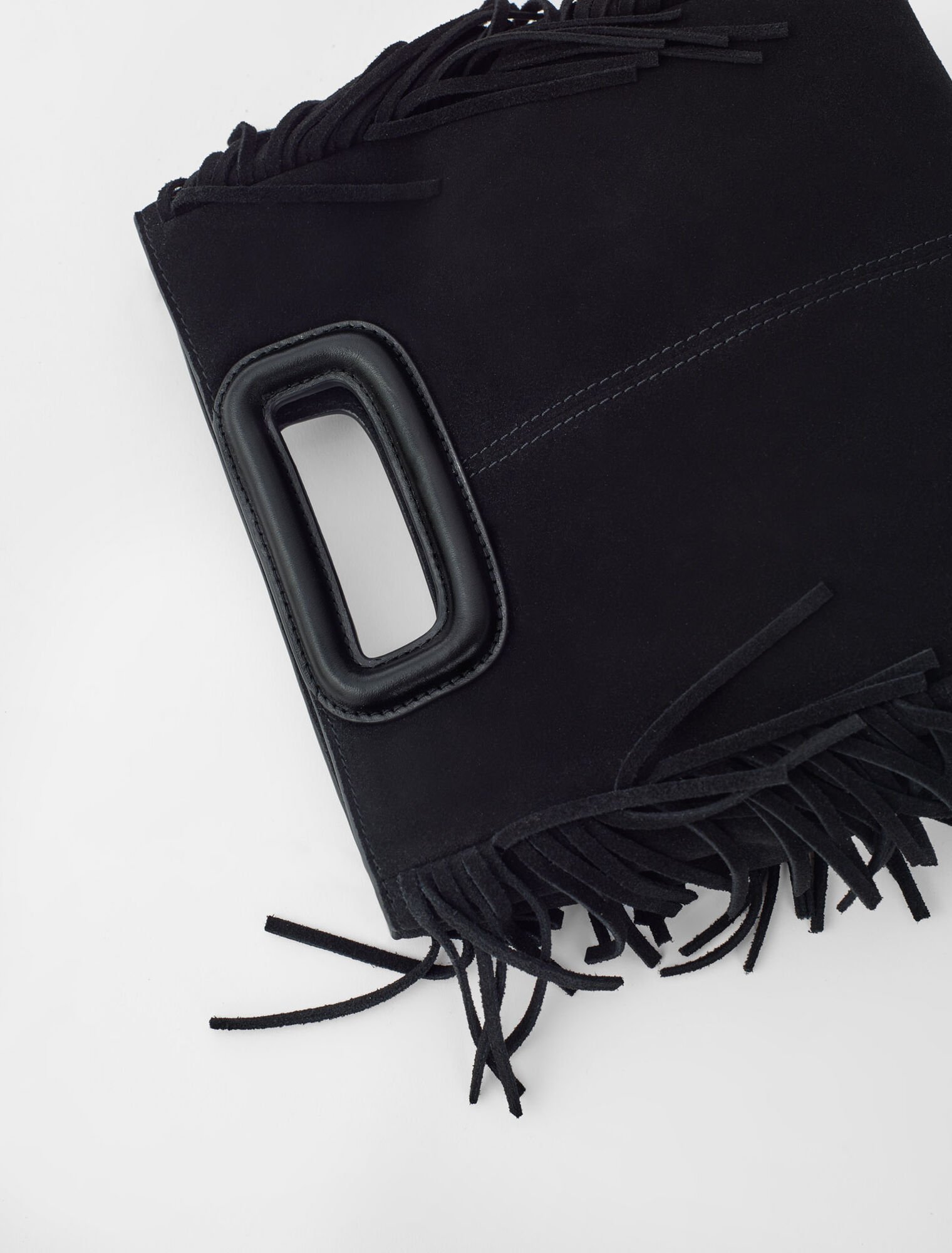 Borsa M in pelle scamosciata