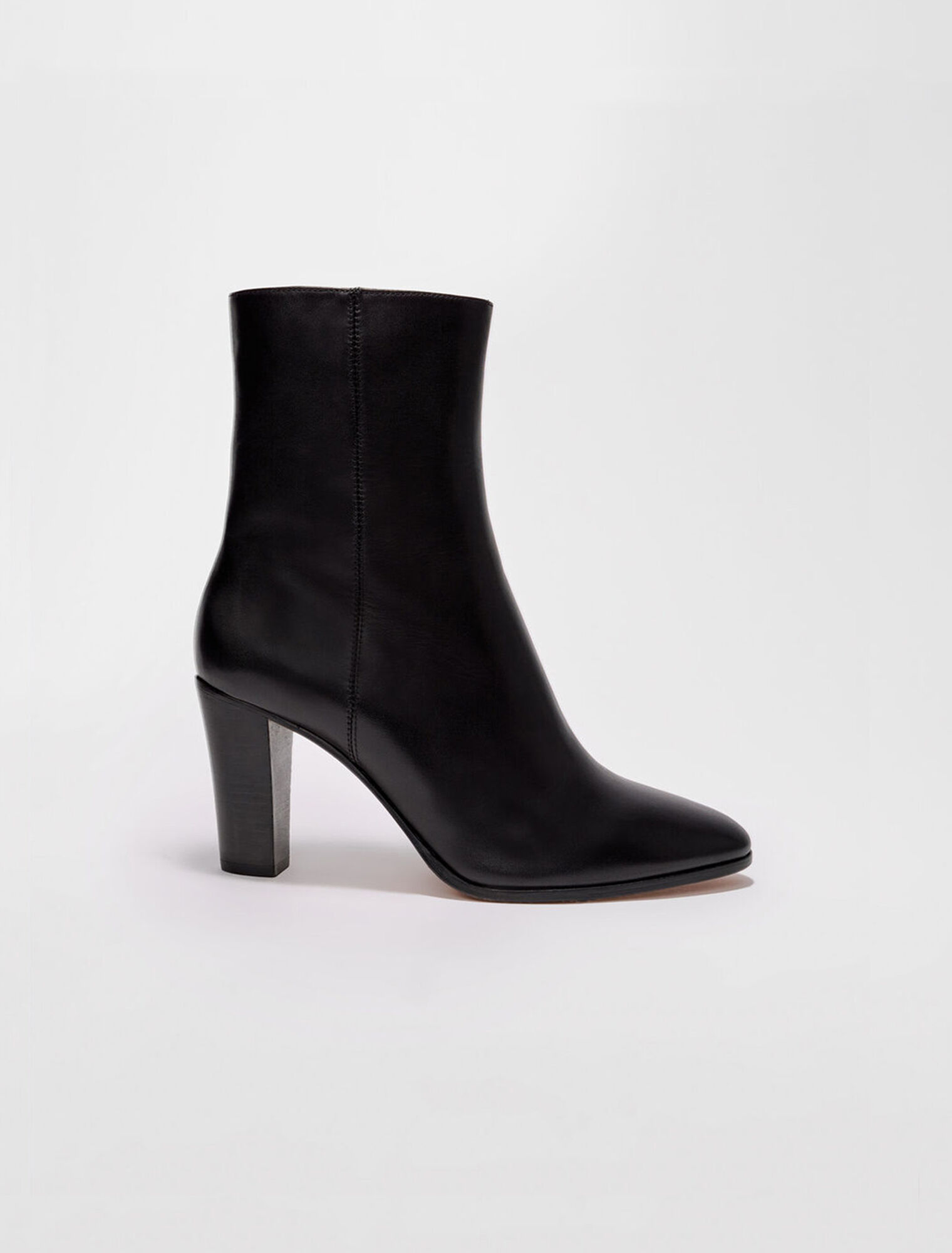 Stivaletto in pelle liscia