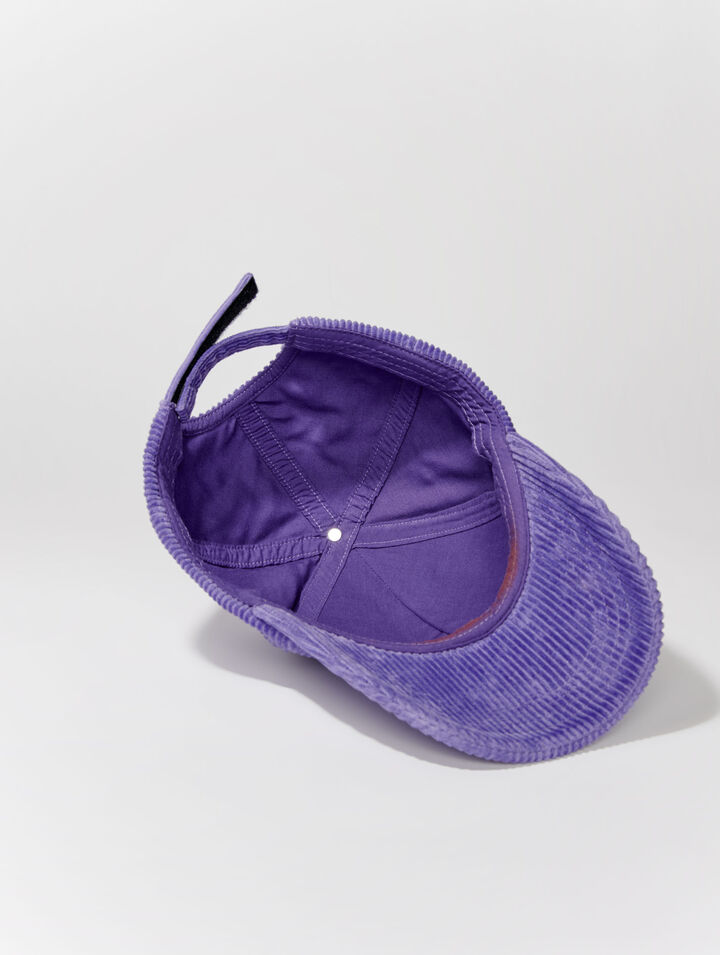 Cappello in velluto
