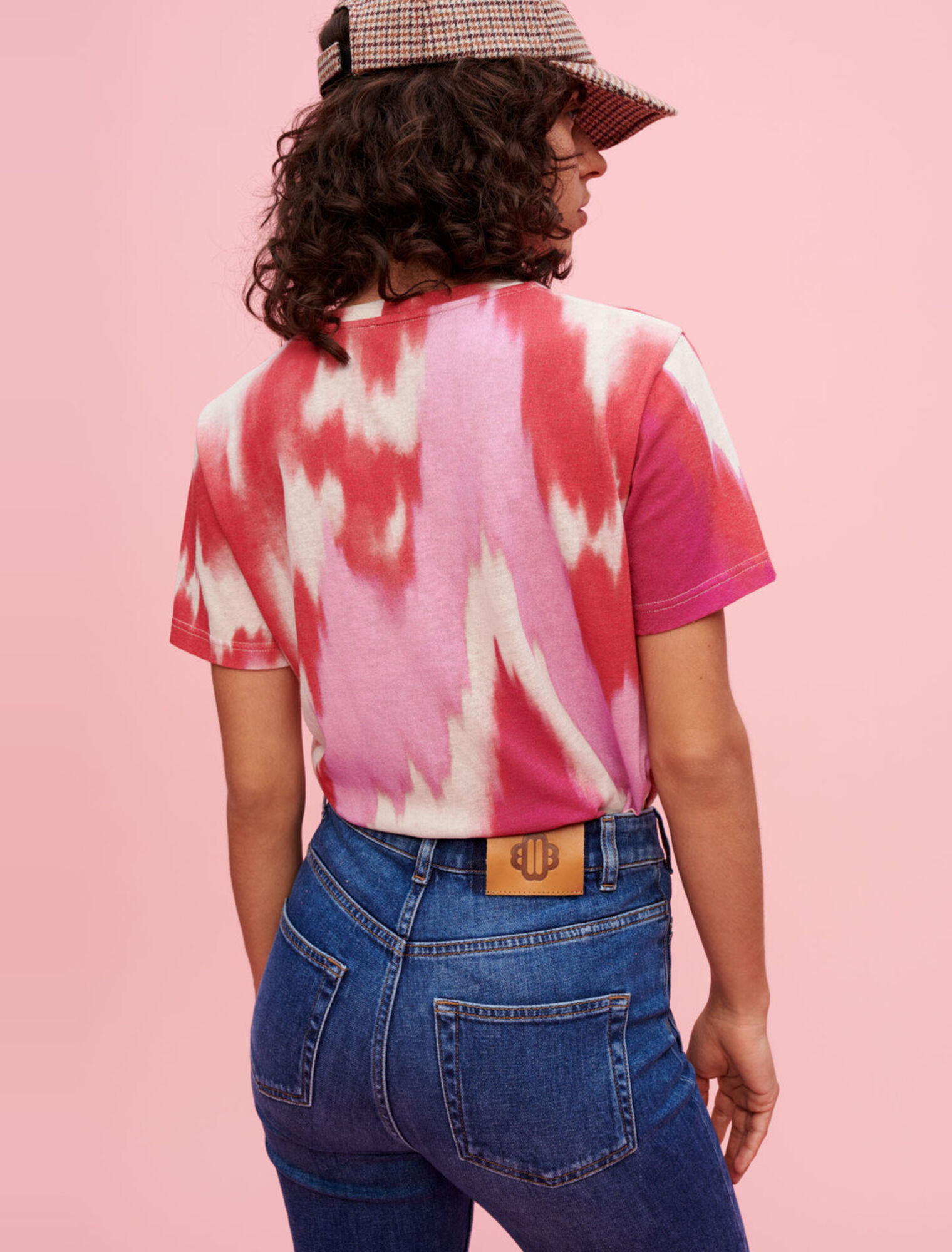 Maglietta fucsia tie and dye
