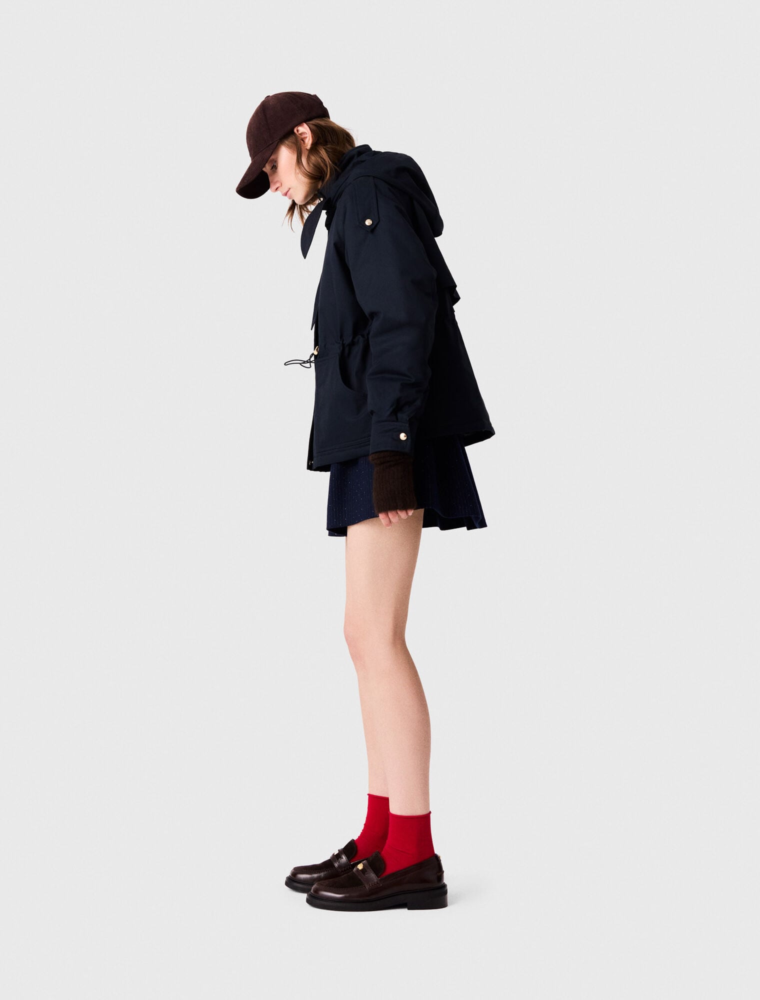 Parka midi trapuntato