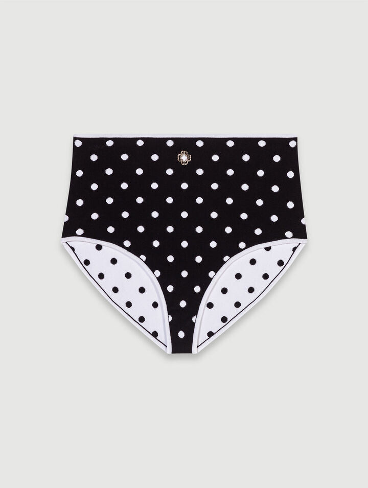 Culotte in maglia jacquard 