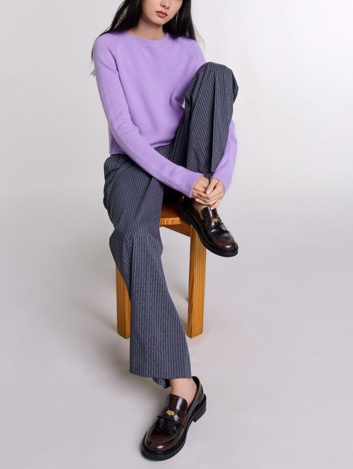 Maglione corto in cashmere