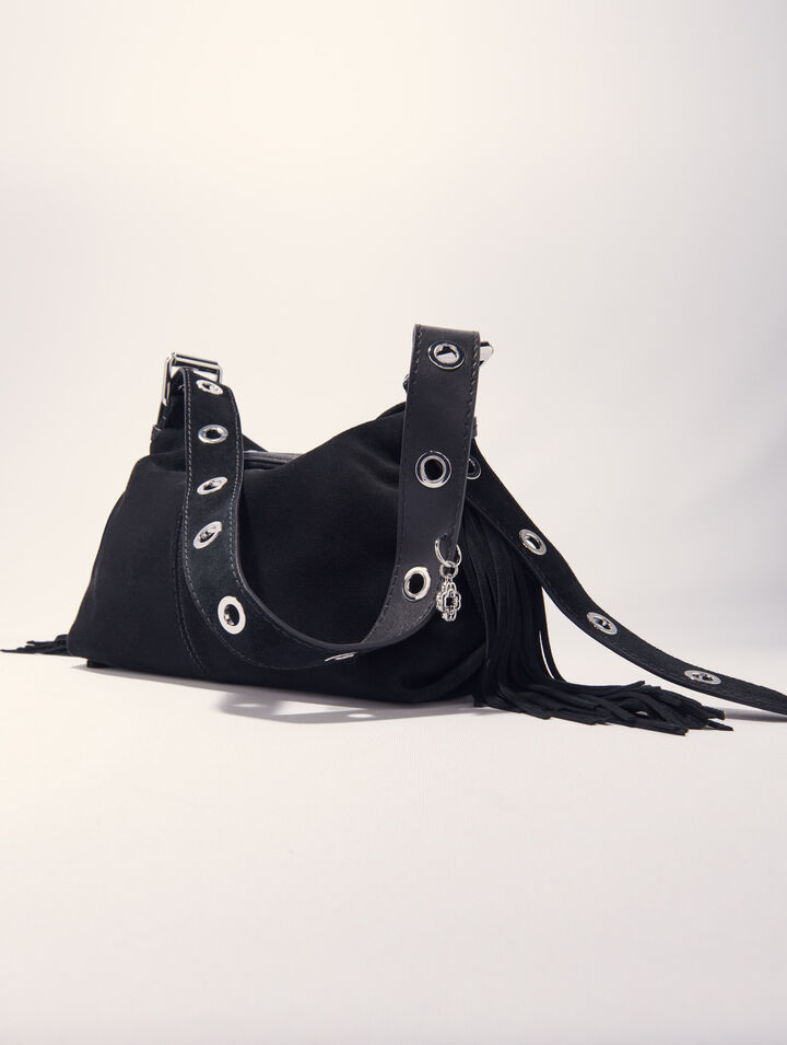 Borsa Miss M in suede e borchie