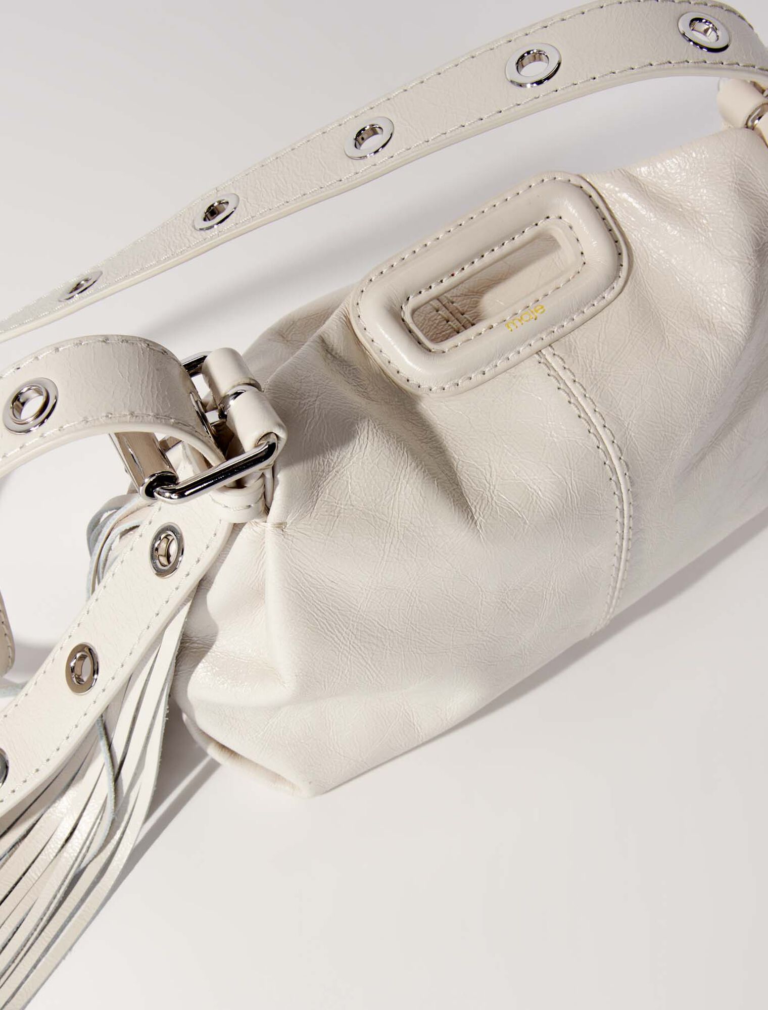 Mini-bag Miss M in pelle craquelé