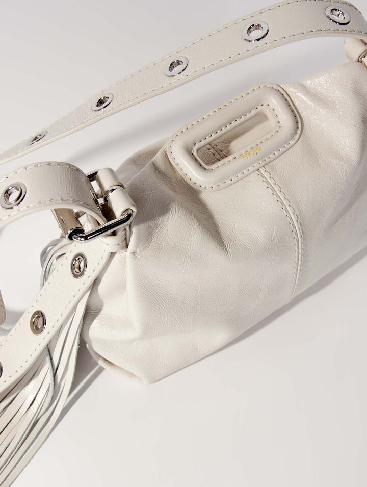 Mini-bag Miss M in pelle craquelé