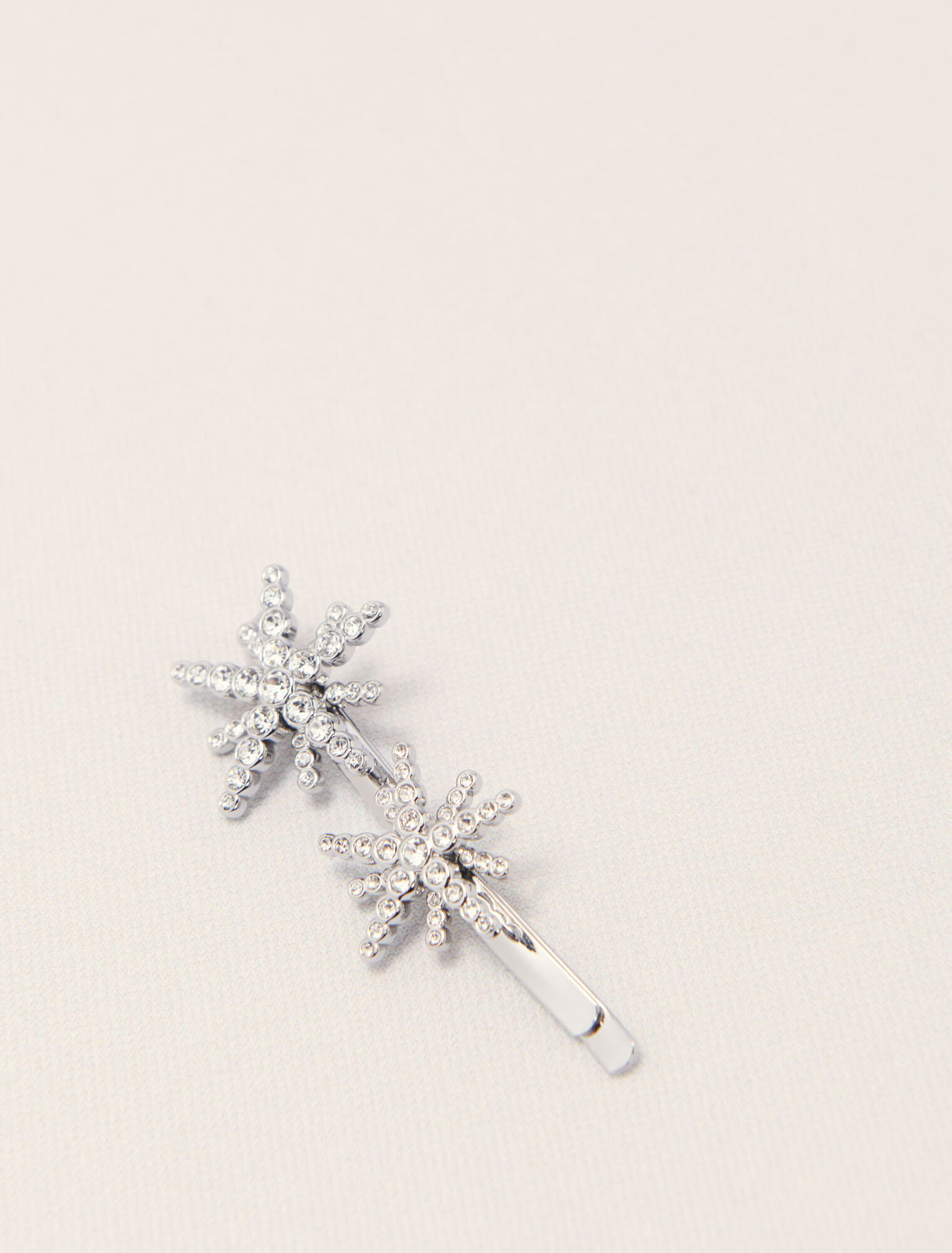 Fermaglio con stelle di strass