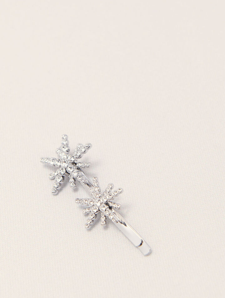 Fermaglio con stelle di strass