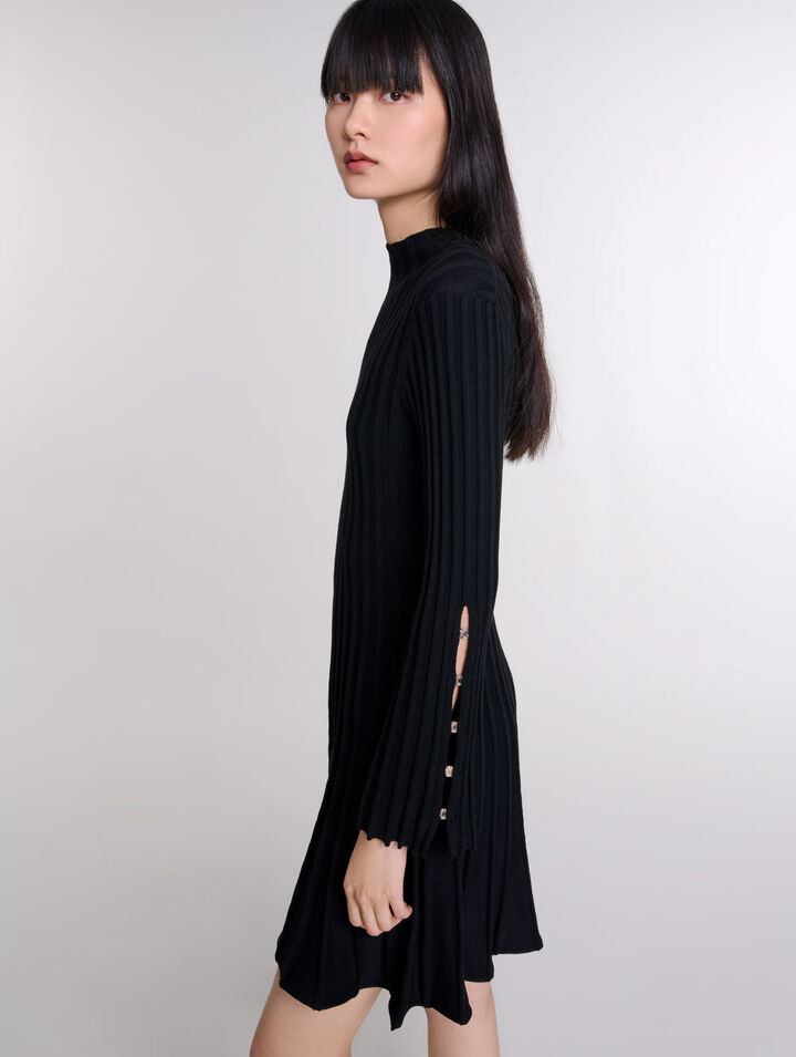 Abito corto in maglia