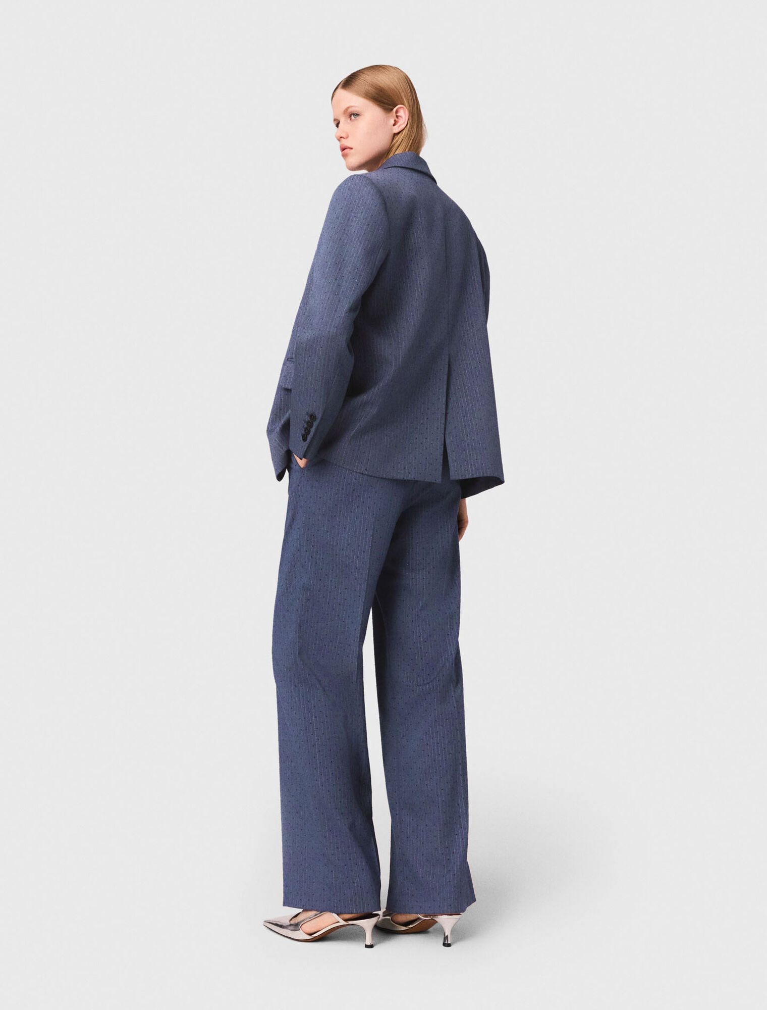 Giacca da tailleur con strass
