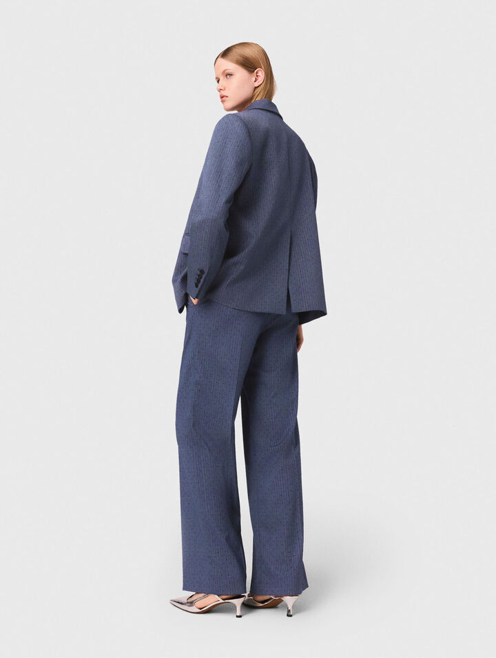 Giacca da tailleur con strass