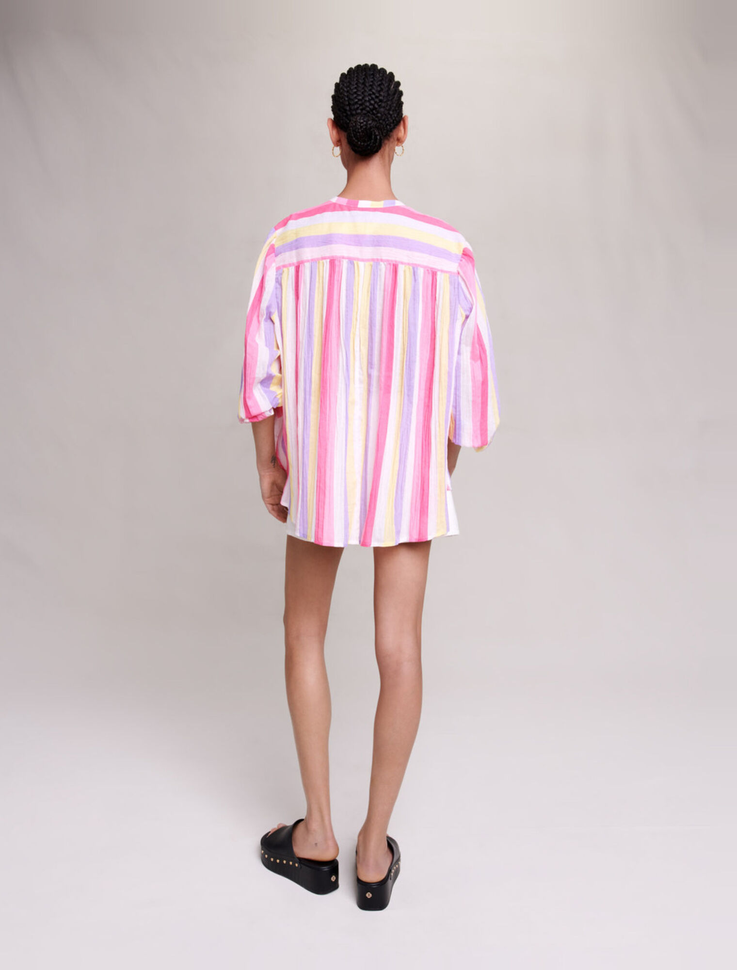 Camicetta oversize a righe
