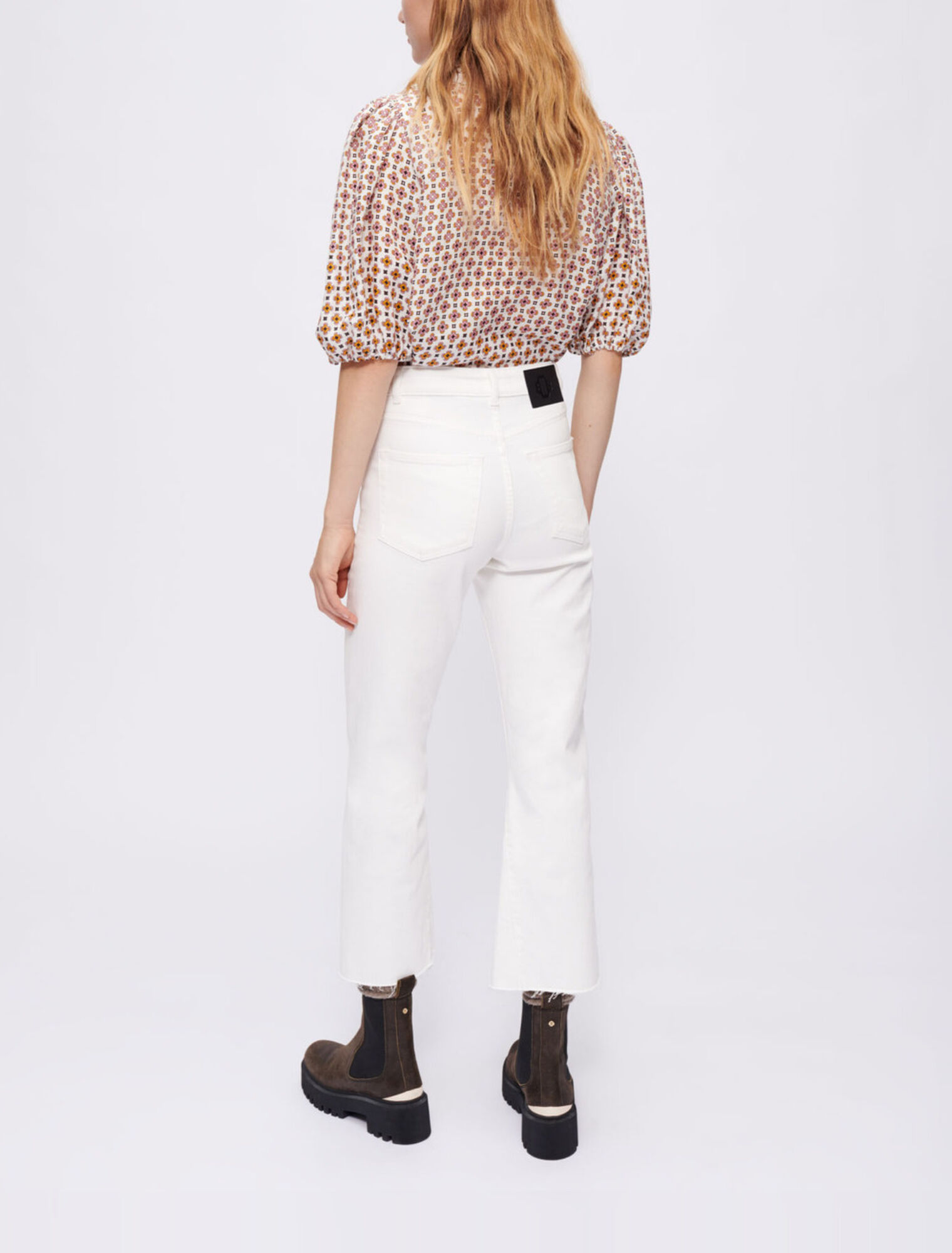 Jeans bianchi dritti