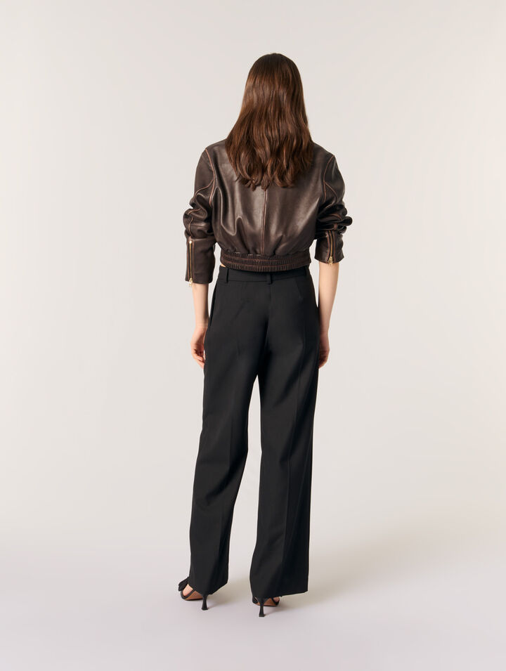 Pantaloni larghi da completo