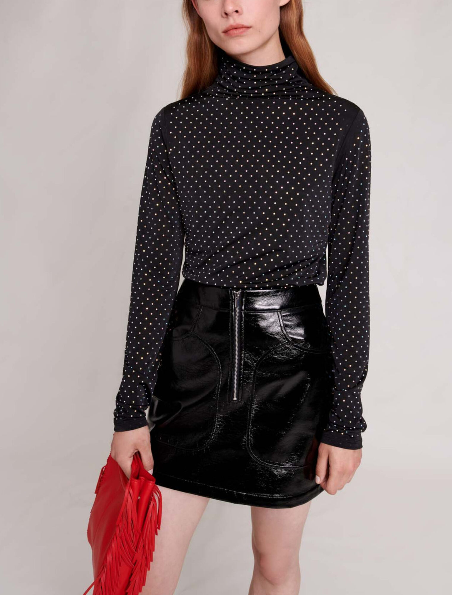 Top con strass