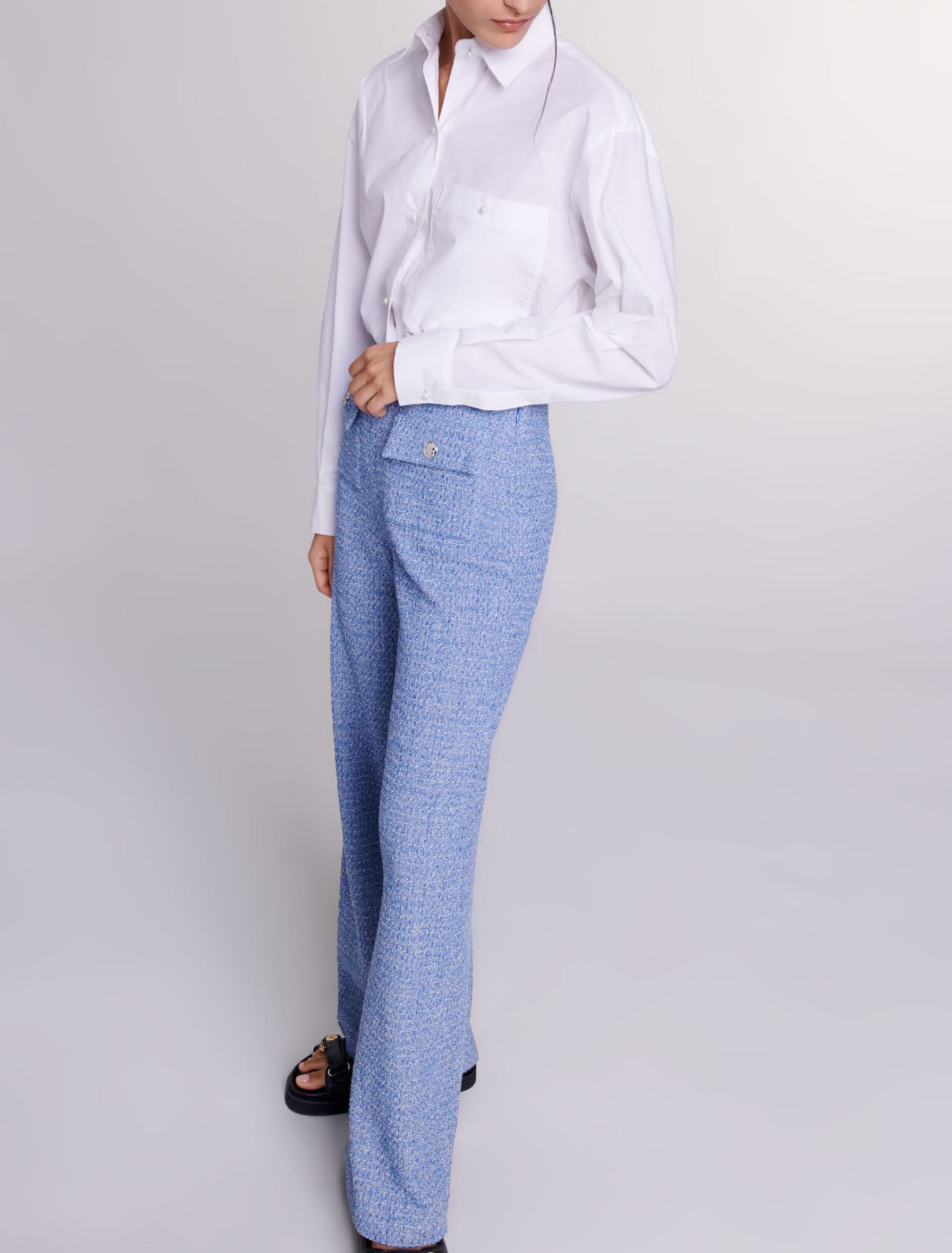 Pantaloni in tweed