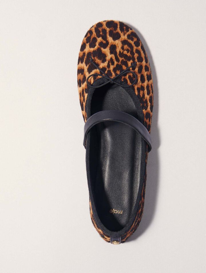 Ballerina in pelle leopardata