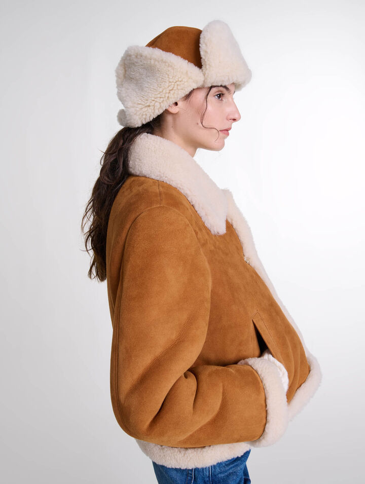 Cappotto pelliccia effetto montone