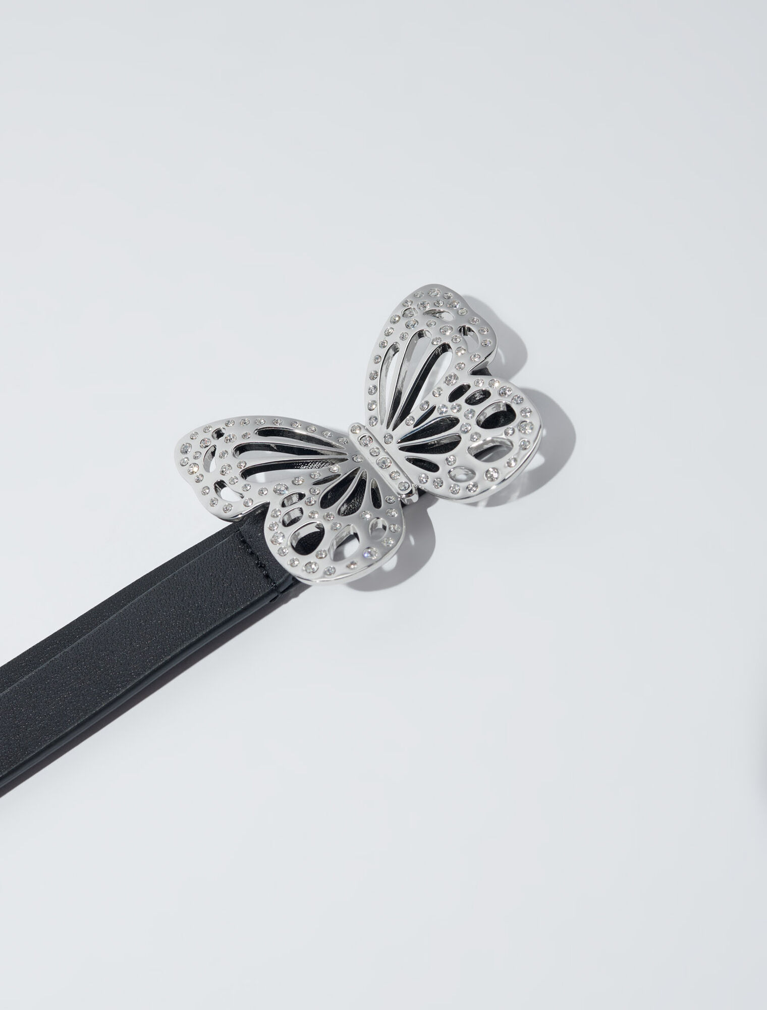 Cintura con strass e farfalle