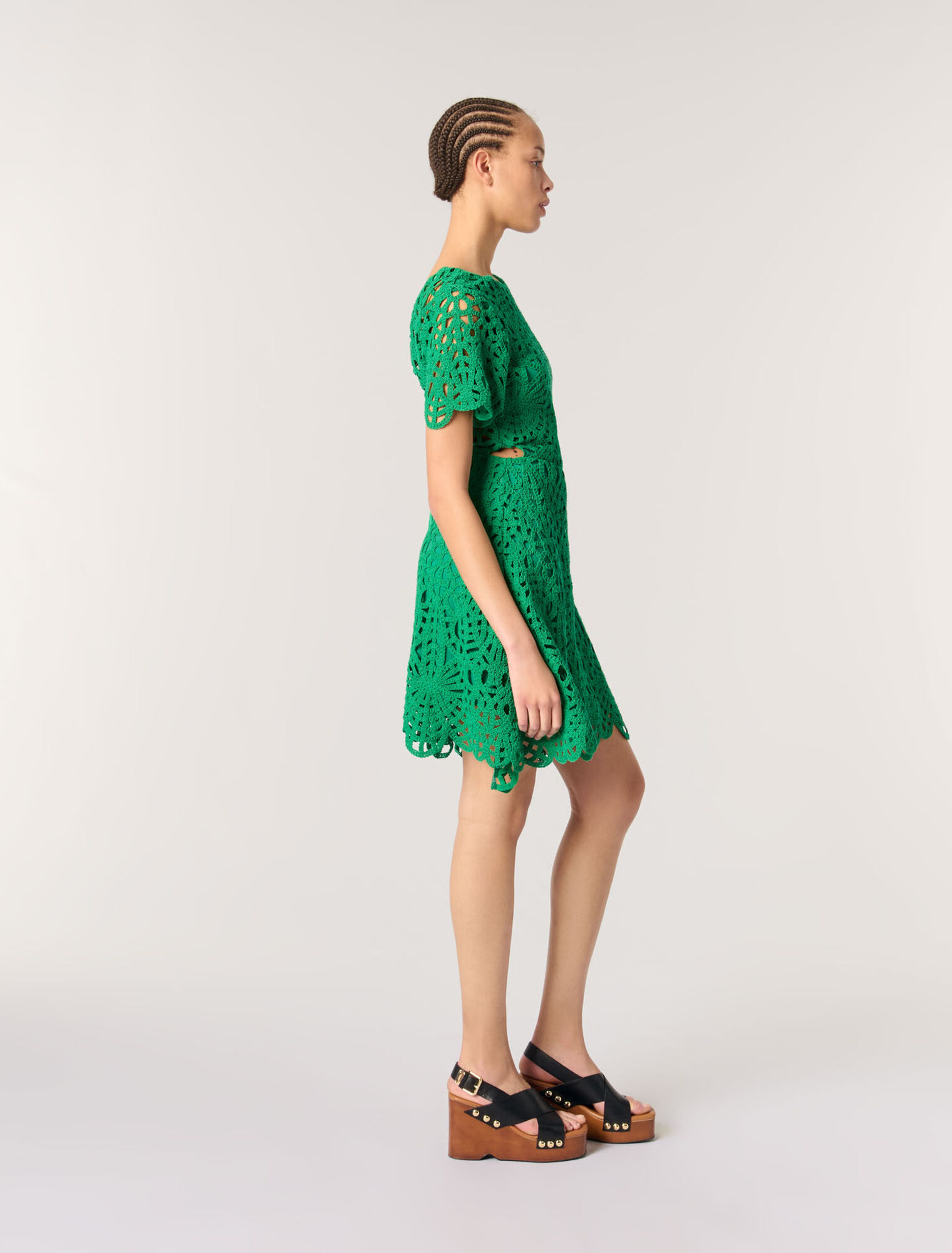 Abito corto in crochet