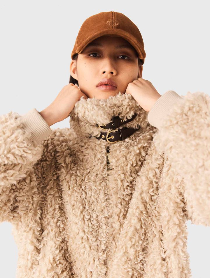 Cappellino in suede