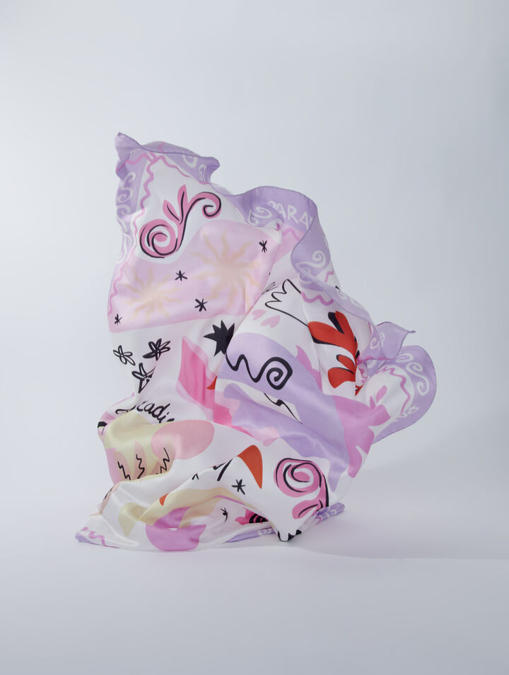 Foulard in seta Paradisio