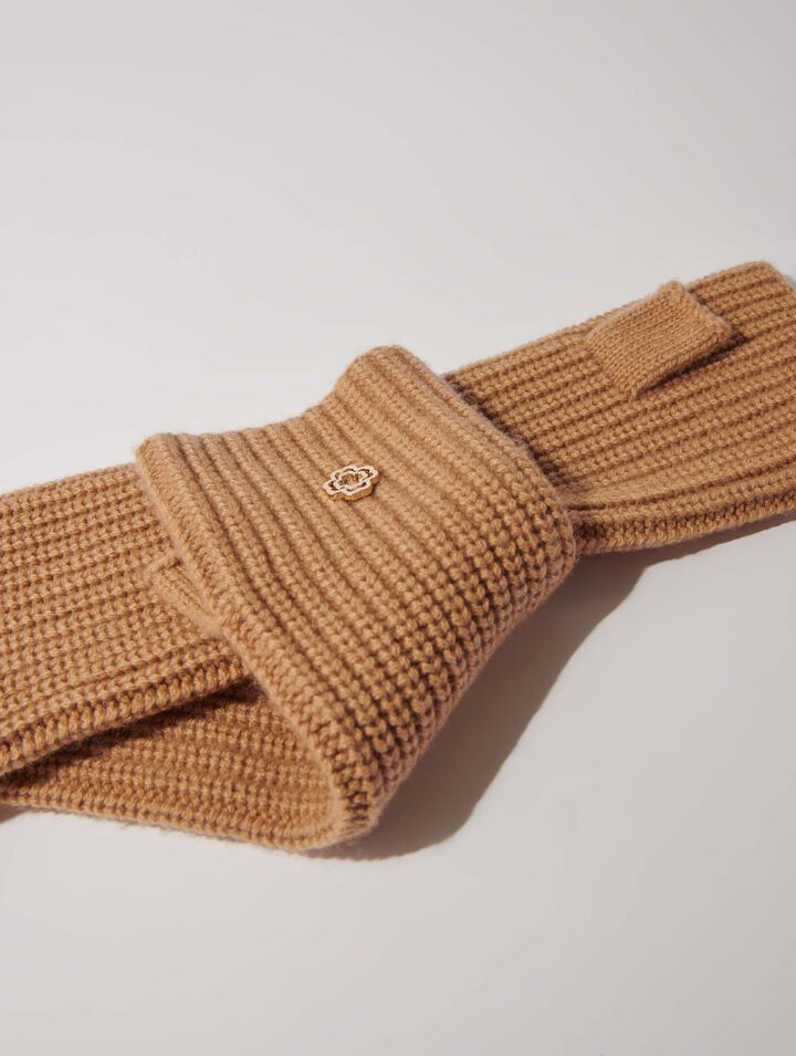 Guanti senza dita lana e cashmere