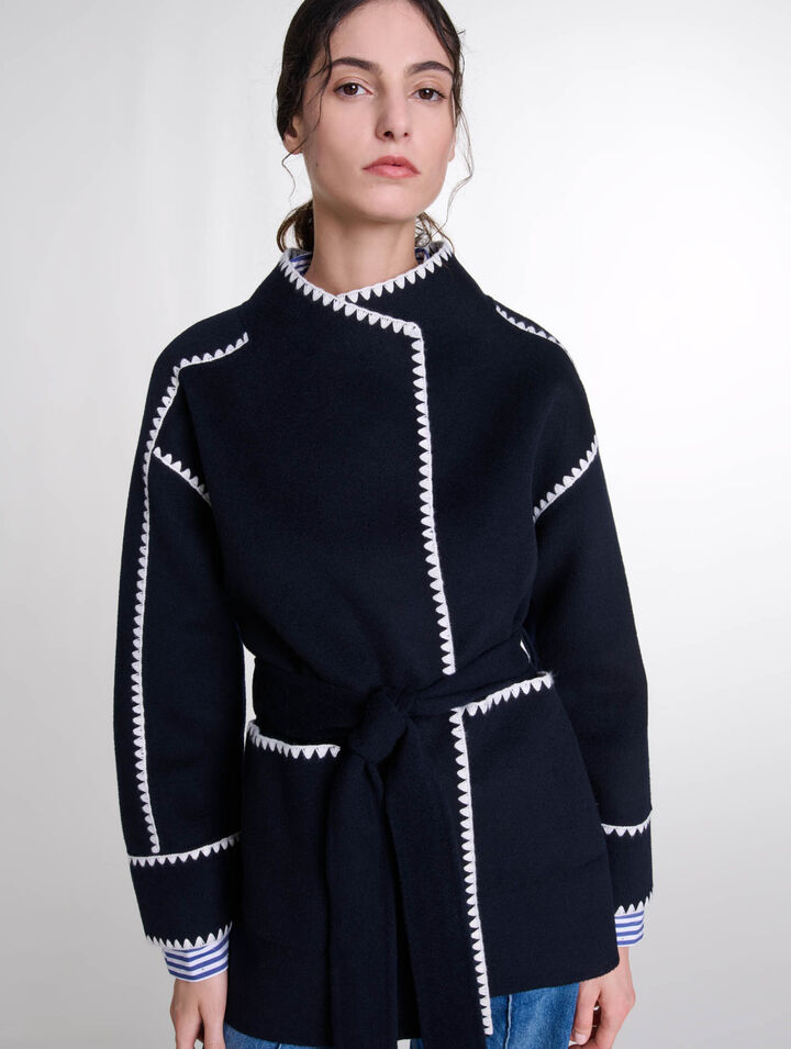 Cappotto corto double face
