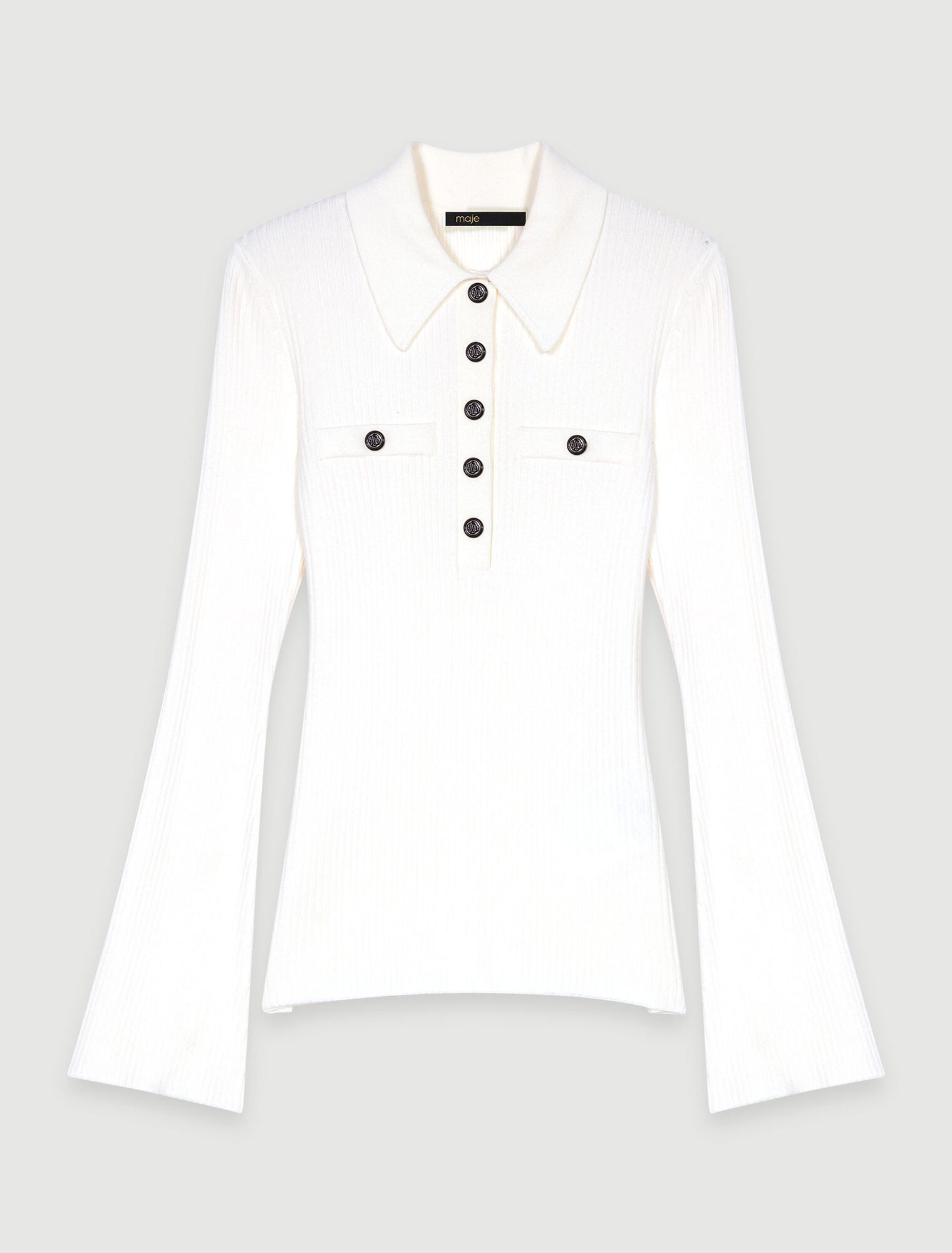 Maglione in maglia con bottoni
