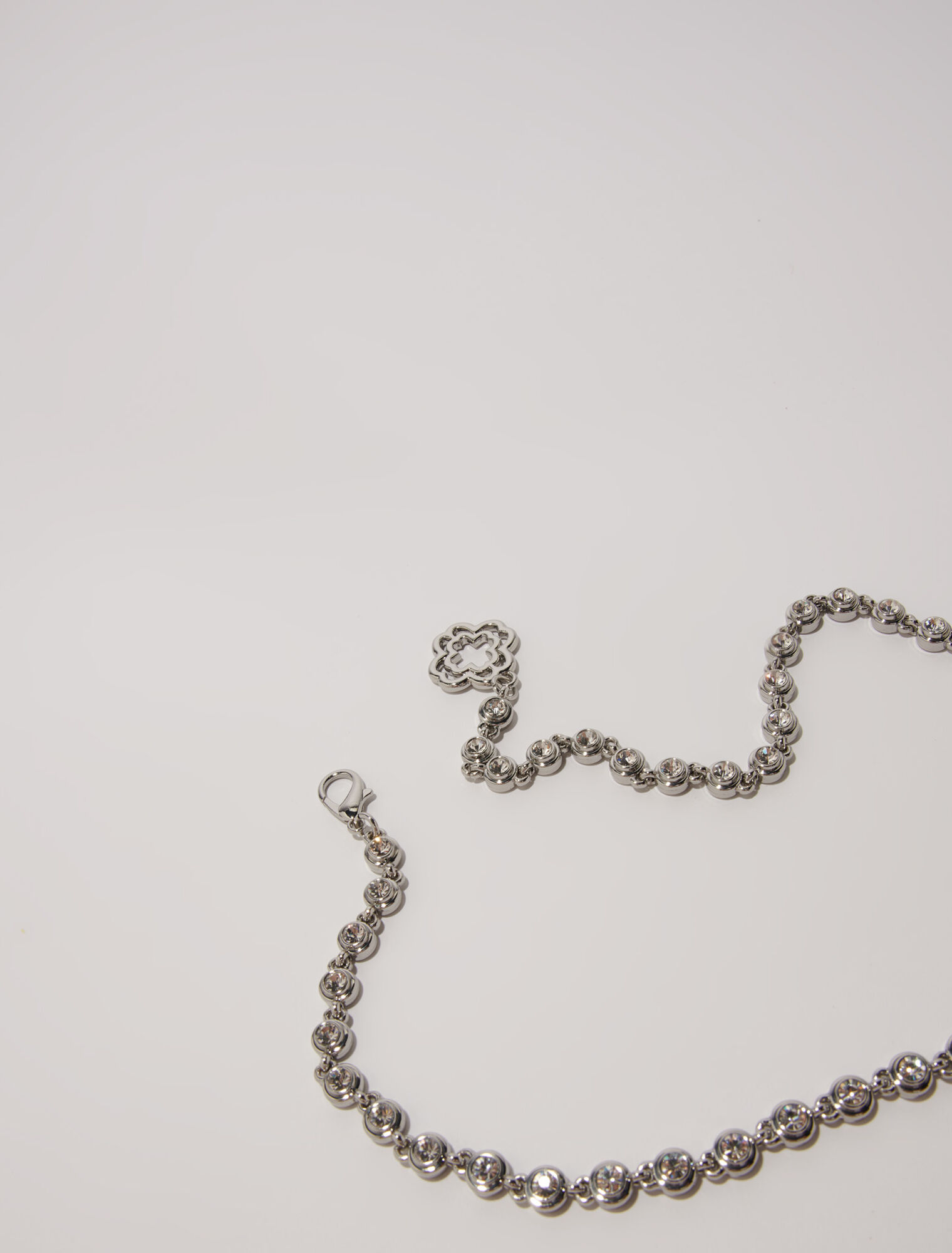 Cintura con catenina e strass
