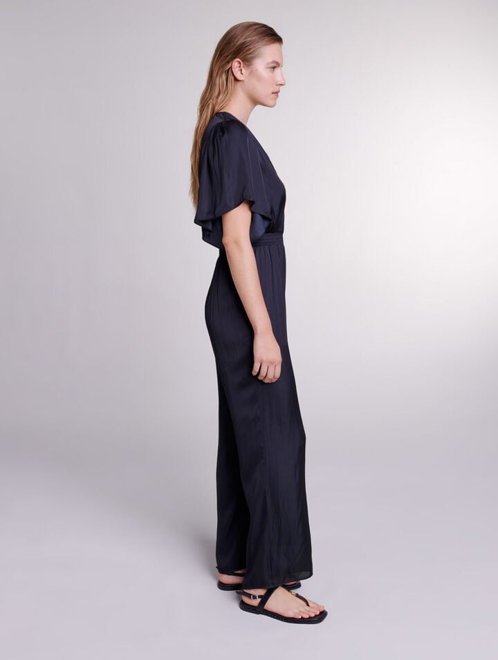 Tuta jumpsuit satinata