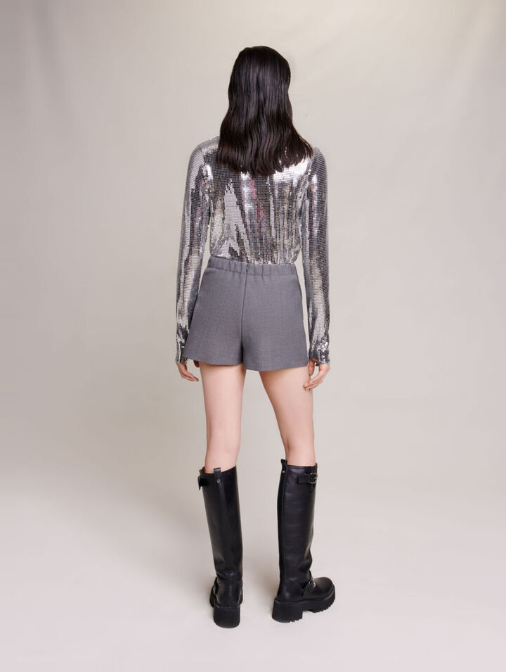 Top con paillettes