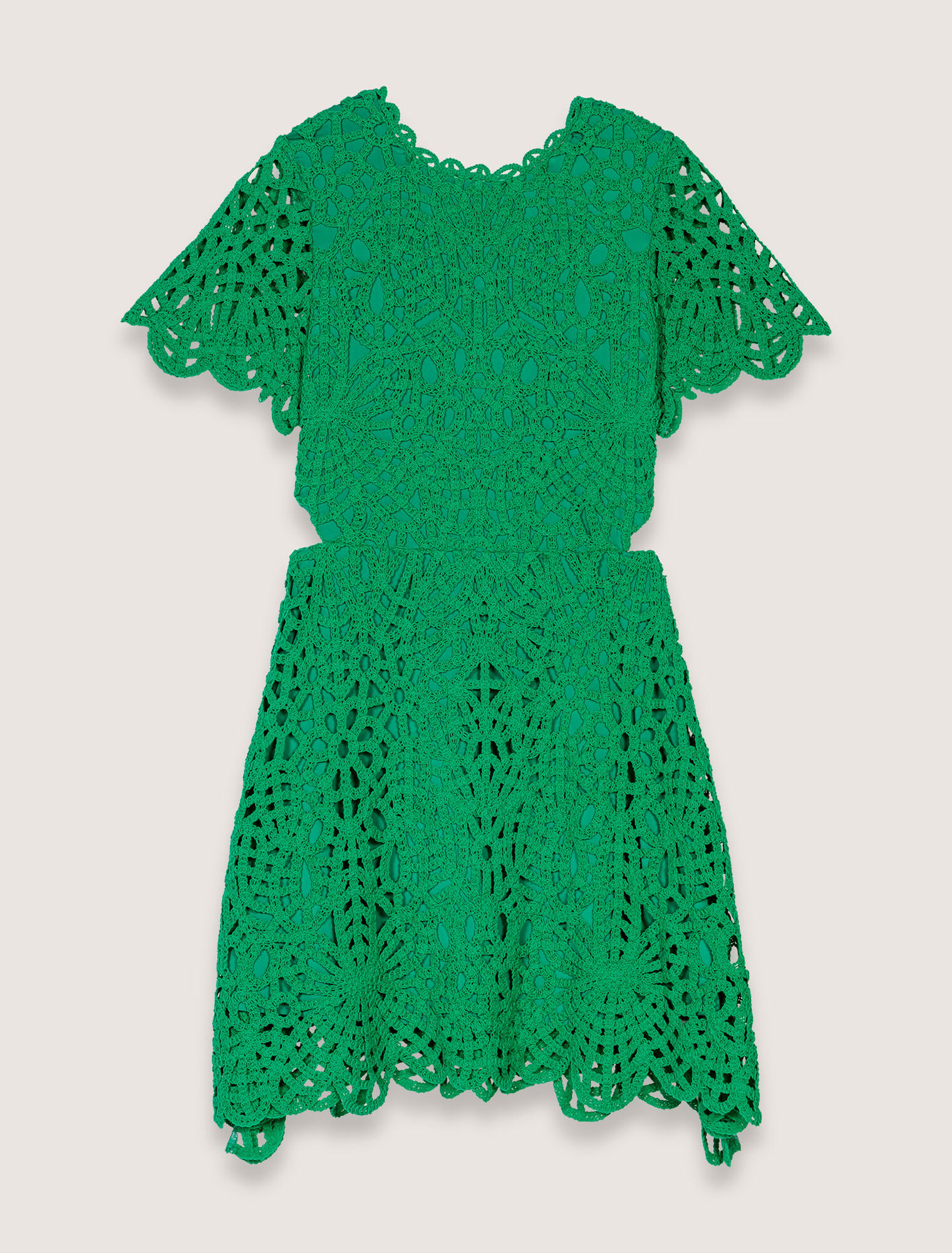 Abito corto in crochet