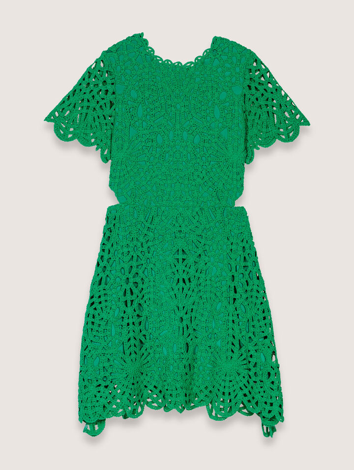 Abito corto in crochet