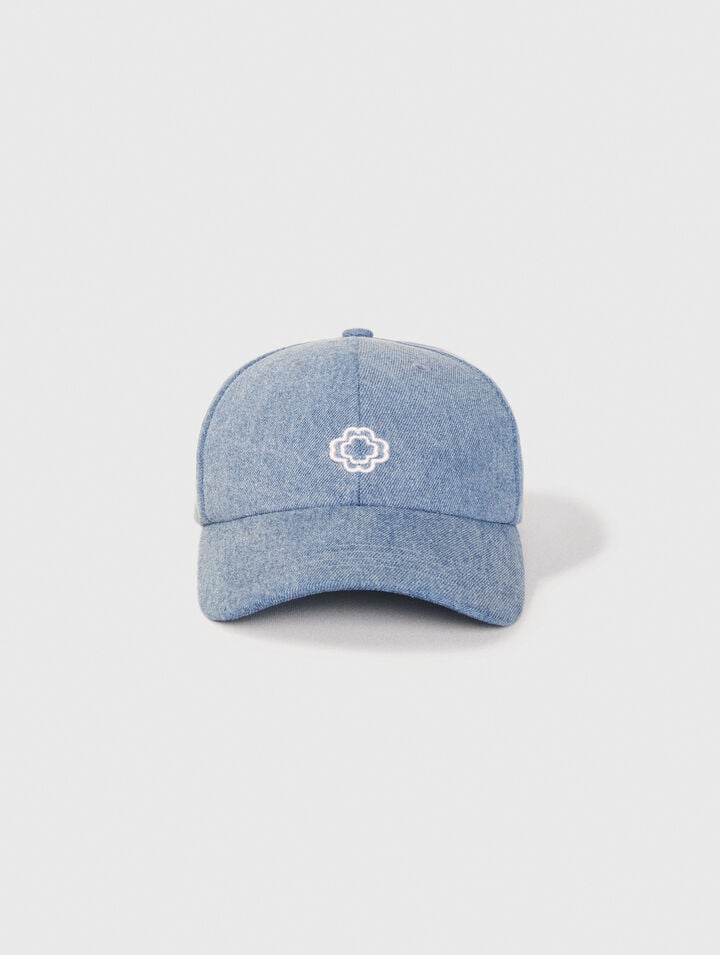 Cappellino in denim