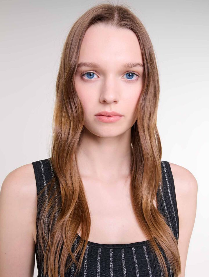 Abito corto in maglia jacquard