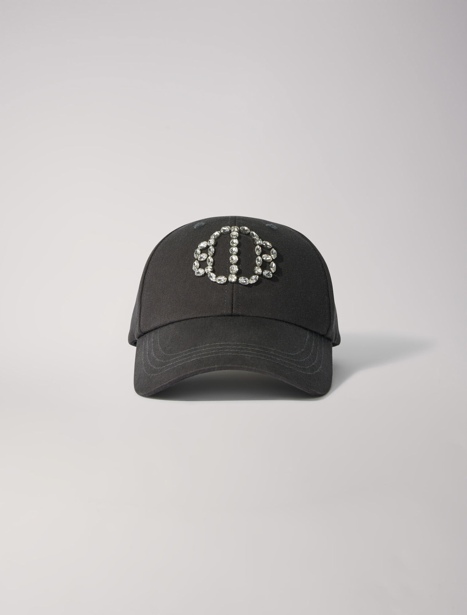 Berretto con strass trifoglio