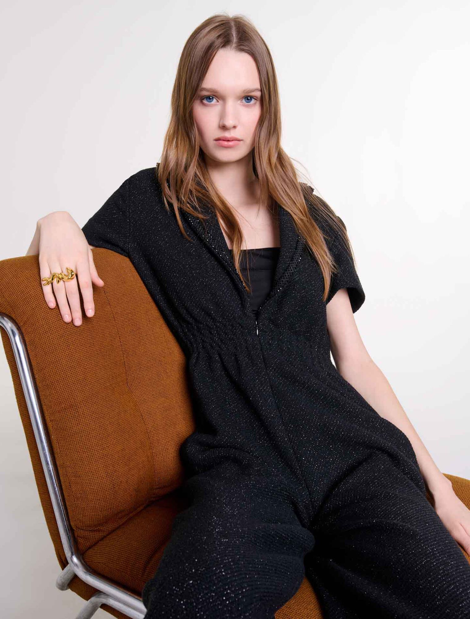Tuta jumpsuit in tweed
