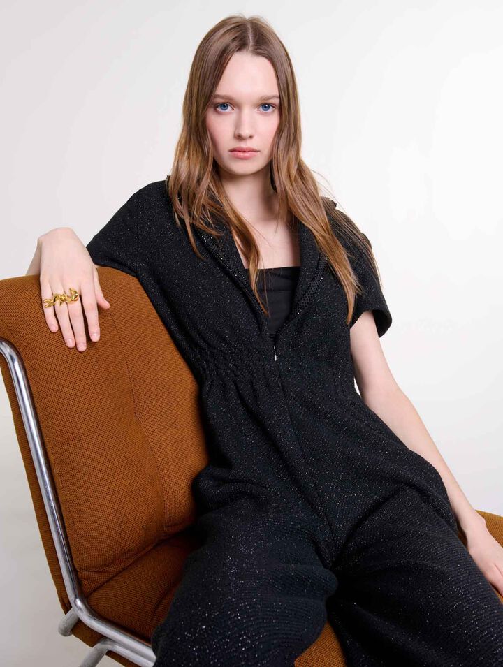 Tuta jumpsuit in tweed