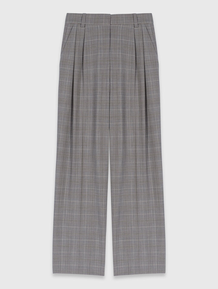 Pantaloni da tailleur a quadri