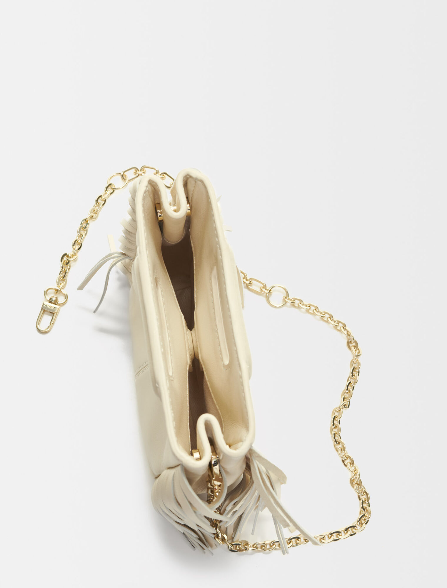 Borsa M in pelle con borchie