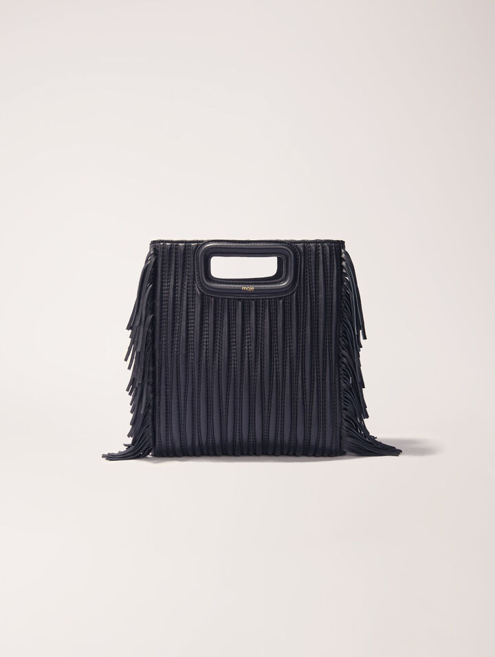 Borsa M pelle in pelle trapuntata