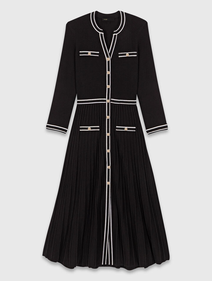 Abito midi in maglia