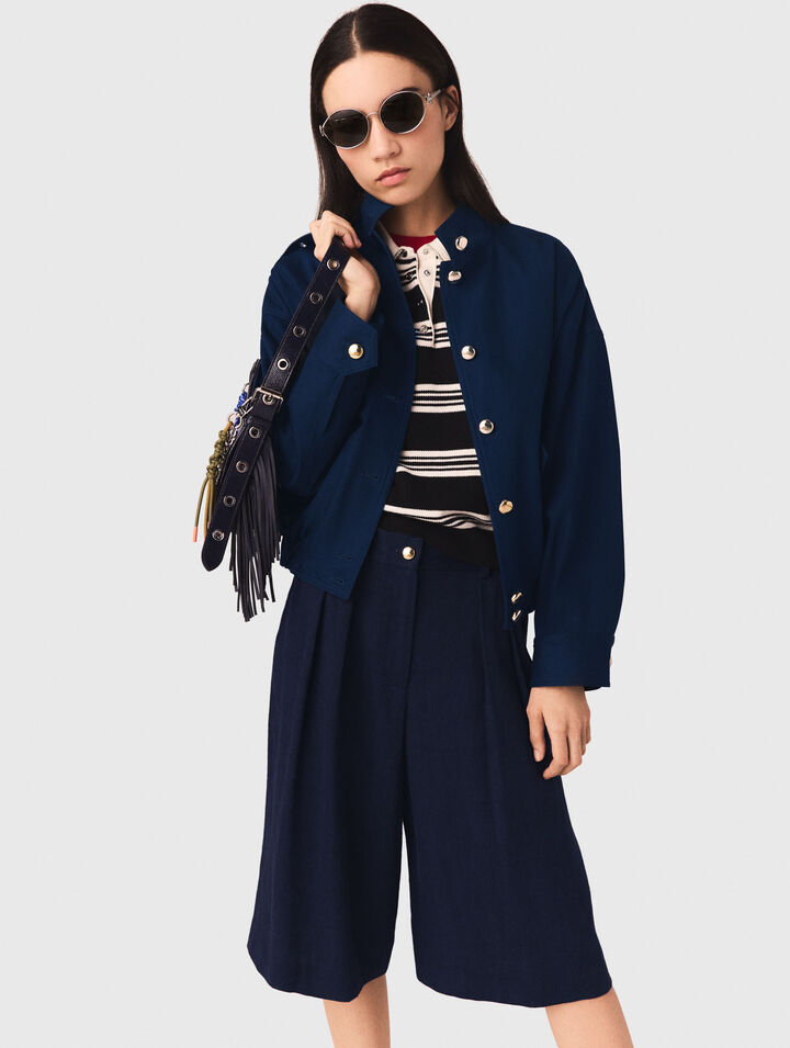 Giubbotto bomber in cotone