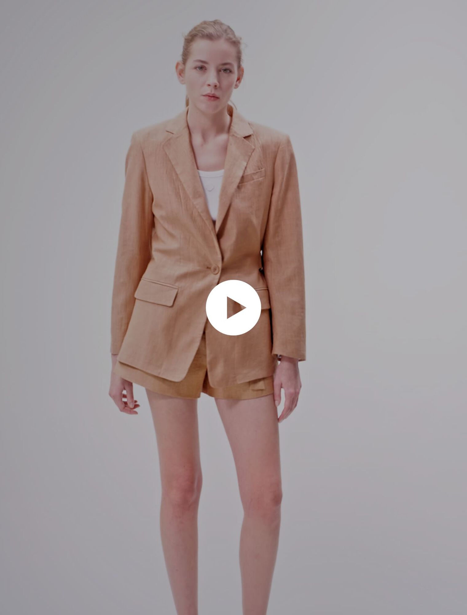 Giacca da tailleur in lino