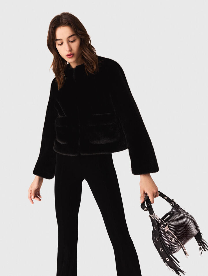 Pantaloni in velluto stretch