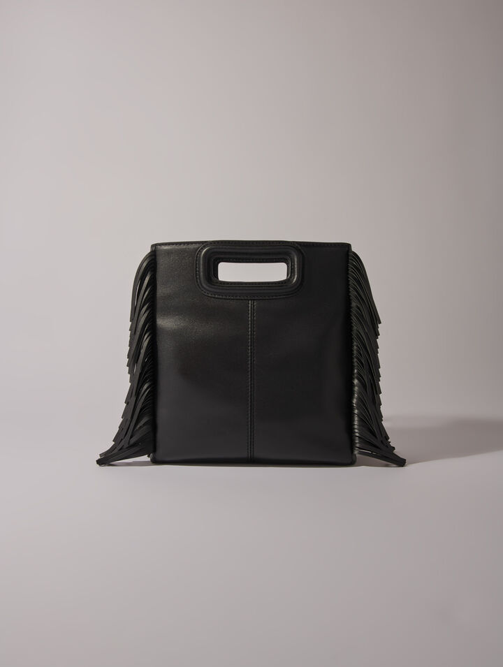 Borsa M in pelle e occhielli